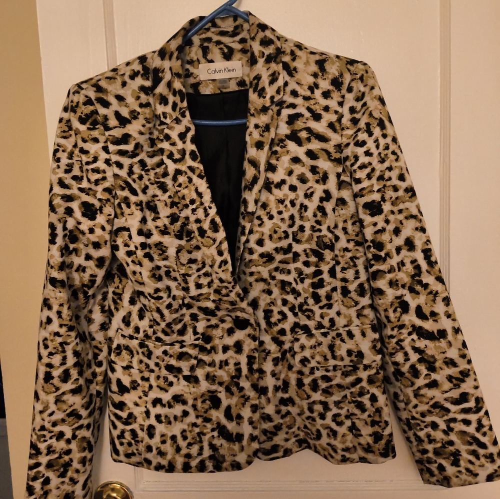 Calvin Klein Leapord Blazer